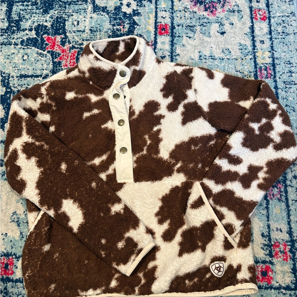 Ariat Brown and Cream pullover